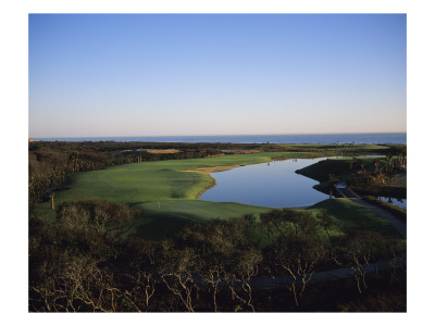 Hammock Beach Resort Ocean Course, Hole 16 by Stephen Szurlej Pricing Limited Edition Print image