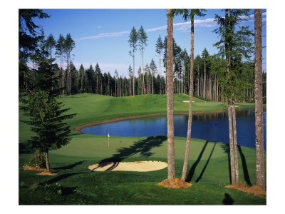 Gold Mountain Golf Club Olympic Course by Stephen Szurlej Pricing Limited Edition Print image