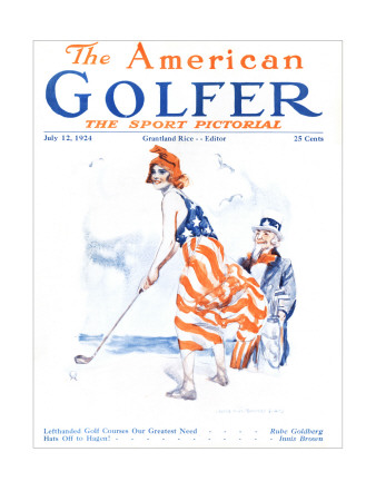 The American Golfer July 12, 1924 by James Montgomery Flagg Pricing Limited Edition Print image