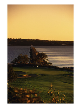 Samoset Resort Golf Club, Holes 7 And 16 by Stephen Szurlej Pricing Limited Edition Print image
