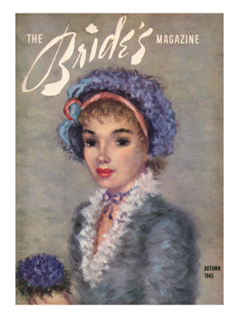 Brides Cover - August, 1945 by Hulda Pricing Limited Edition Print image