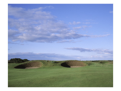 Carnoustie Golf Links, Side-By-Side Bunkers by Stephen Szurlej Pricing Limited Edition Print image