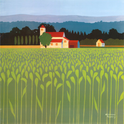 Spring Wheat Field by Jacqueline Penney Pricing Limited Edition Print image