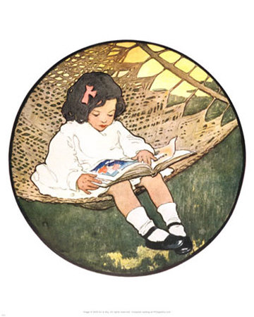 Reading by Jessie Willcox-Smith Pricing Limited Edition Print image