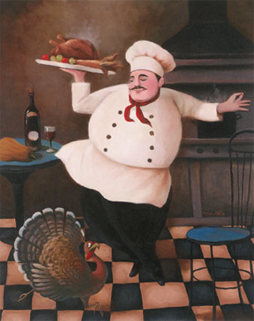 Turkey Chef Ii by T. C. Chiu Pricing Limited Edition Print image