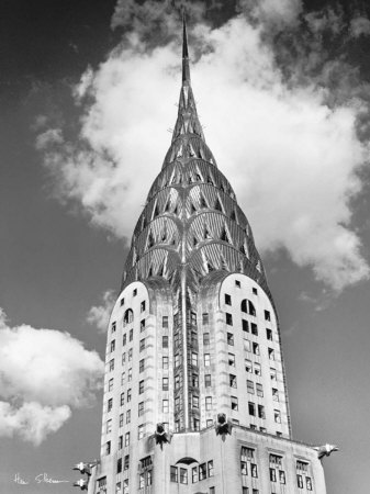 Top Of Chrysler Building by Henri Silberman Pricing Limited Edition Print image