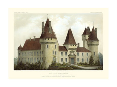 French Chateaux I by Victor Petit Pricing Limited Edition Print image