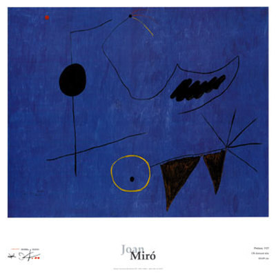 Painting, 1925 by Joan Miro Pricing Limited Edition Print image