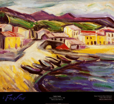 Corsican Fishing Village by Charles Camoin Pricing Limited Edition Print image