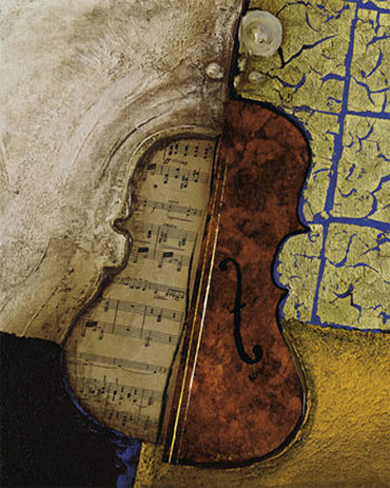 The Silver Violin by Roland Bremand Pricing Limited Edition Print image