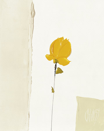 The Little Yellow Rose by Christian Choisy Pricing Limited Edition Print image