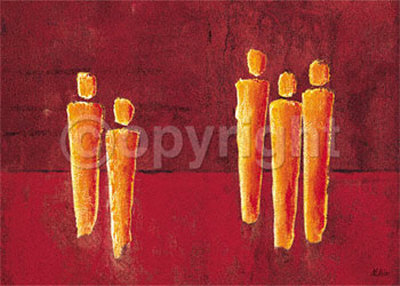 Teams In Red by Ines Kollar Pricing Limited Edition Print image