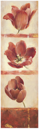 Coral Tulip Trilogy by Fabrice De Villeneuve Pricing Limited Edition Print image