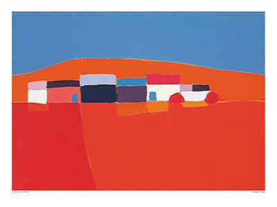 Paysage Orange by Veronique La Roque Pricing Limited Edition Print image