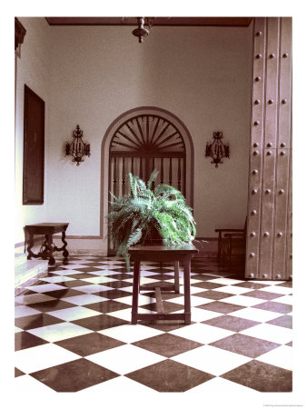 El Convento Hotel, Lobby, San Juan, Puerto Rico by Greg Johnston Pricing Limited Edition Print image