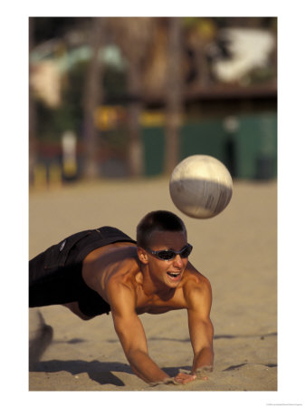 Volleyball, California, Usa by Lee Kopfler Pricing Limited Edition Print image