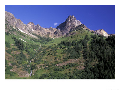 Whistler Mountain And Engelmann Spruce Forest, North Cascades, Washington, Usa by Jamie & Judy Wild Pricing Limited Edition Print image