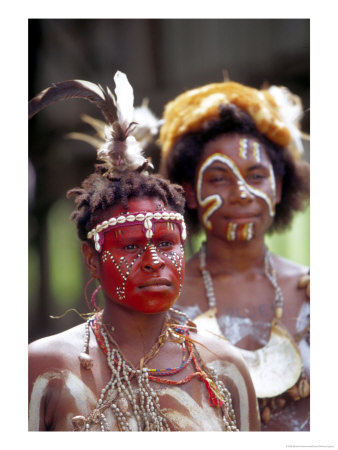 Sepik Women, Papua New Guinea by Michele Westmorland Pricing Limited Edition Print image