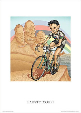 Fausto Coppi by Dave Brinton Pricing Limited Edition Print image