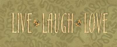 Live Laugh Love by Stephanie Marrott Pricing Limited Edition Print image