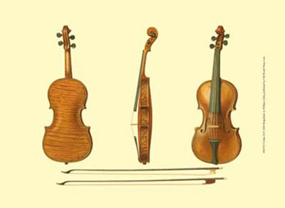Antique Violins Ii by William Gibb Pricing Limited Edition Print image
