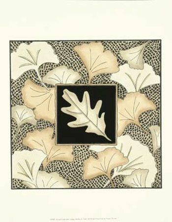 Neutral Oak With Ginkgo Medley by Nancy Slocum Pricing Limited Edition Print image