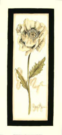 Neutral Poppy Study I by Jennifer Goldberger Pricing Limited Edition Print image