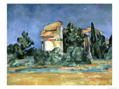 Pigeon Tower At Bellevue, 1894-95 by Paul Cézanne Pricing Limited Edition Print image