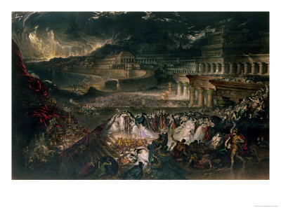 The Fall Of Nineveh by John Martin Pricing Limited Edition Print image