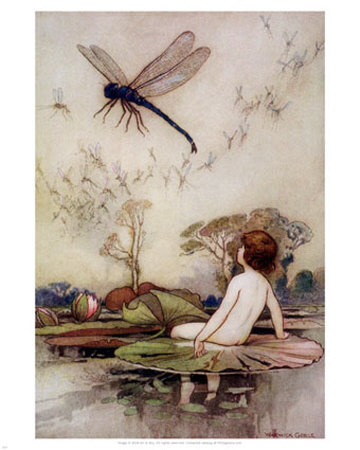 Dragonfly by Warwick Goble Pricing Limited Edition Print image