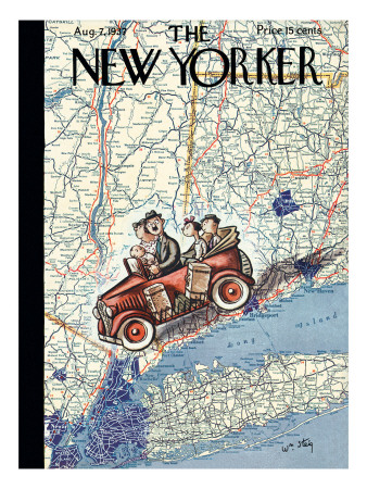 The New Yorker Cover - August 7, 1937 by William Steig Pricing Limited Edition Print image