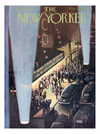 The New Yorker Cover - September 26, 1953 by Arthur Getz Pricing Limited Edition Print image