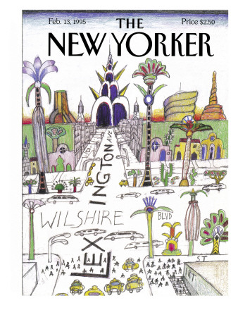 The New Yorker Cover - February 13, 1995 by Saul Steinberg Pricing Limited Edition Print image