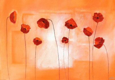 Poppy Meeting by Erika Heinemann Pricing Limited Edition Print image