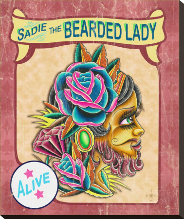 Bearded Lady by Andre Perales Pricing Limited Edition Print image