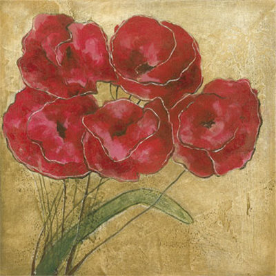 Red Flowers by Cristina Valades Pricing Limited Edition Print image
