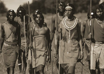Tribal Men And Women by Alexis De Vilar Pricing Limited Edition Print image