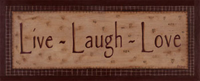 Live Laugh Love by Kim Klassen Pricing Limited Edition Print image