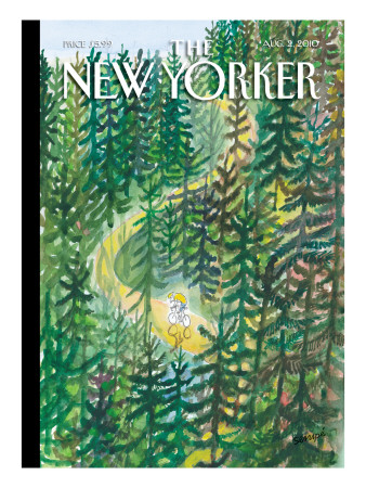 The New Yorker Cover - August 2, 2010 by Jean-Jacques Sempé Pricing Limited Edition Print image