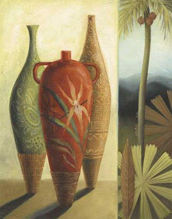 South Of Paradise Vases Ii by Lisa Audit Pricing Limited Edition Print image
