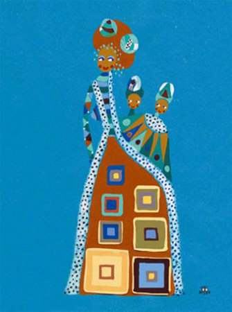 Doudou Boubou Iv by Helga Pricing Limited Edition Print image