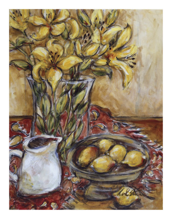 Lemons And Lilies by Nicole Etienne Pricing Limited Edition Print image