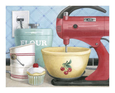 Retro Baking by Anna Bailey Pricing Limited Edition Print image