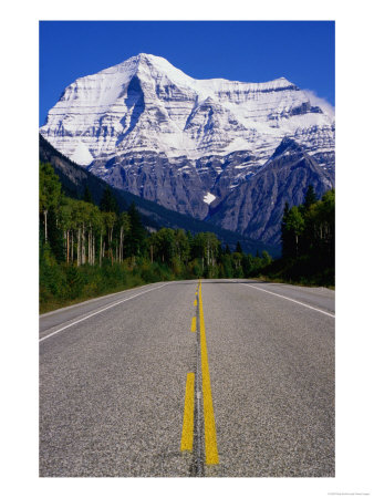 Road Leading To Mt. Robson, Rocky Mountains, Mt. Robson Provincial Park, Canada by Philip Smith Pricing Limited Edition Print image