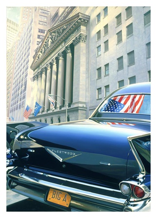 1959 Cadillac Fleetwood Brougham Usa by Graham Reynolds Pricing Limited Edition Print image