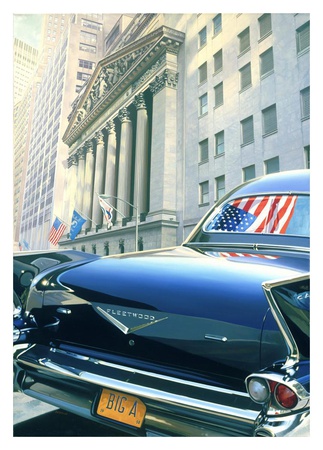 1959 Cadillac Fleetwood Brougham Usa by Graham Reynolds Pricing Limited Edition Print image