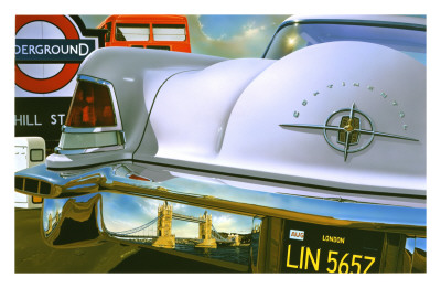 56 Lincoln Continental by Graham Reynolds Pricing Limited Edition Print image