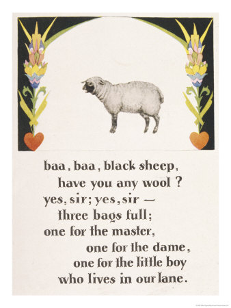 Baa Baa Black Sheep Have You Any Wool? by Willy Pogany Pricing Limited Edition Print image