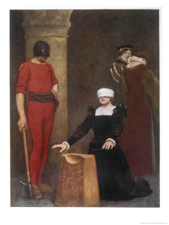 Mary Queen Of Scots About To Be Executed At Fotheringay by Sir James D. Linton Pricing Limited Edition Print image