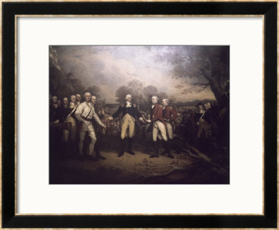 Surrender Of General Burgoyne At Saratoga New by John Trumbull Pricing Limited Edition Print image